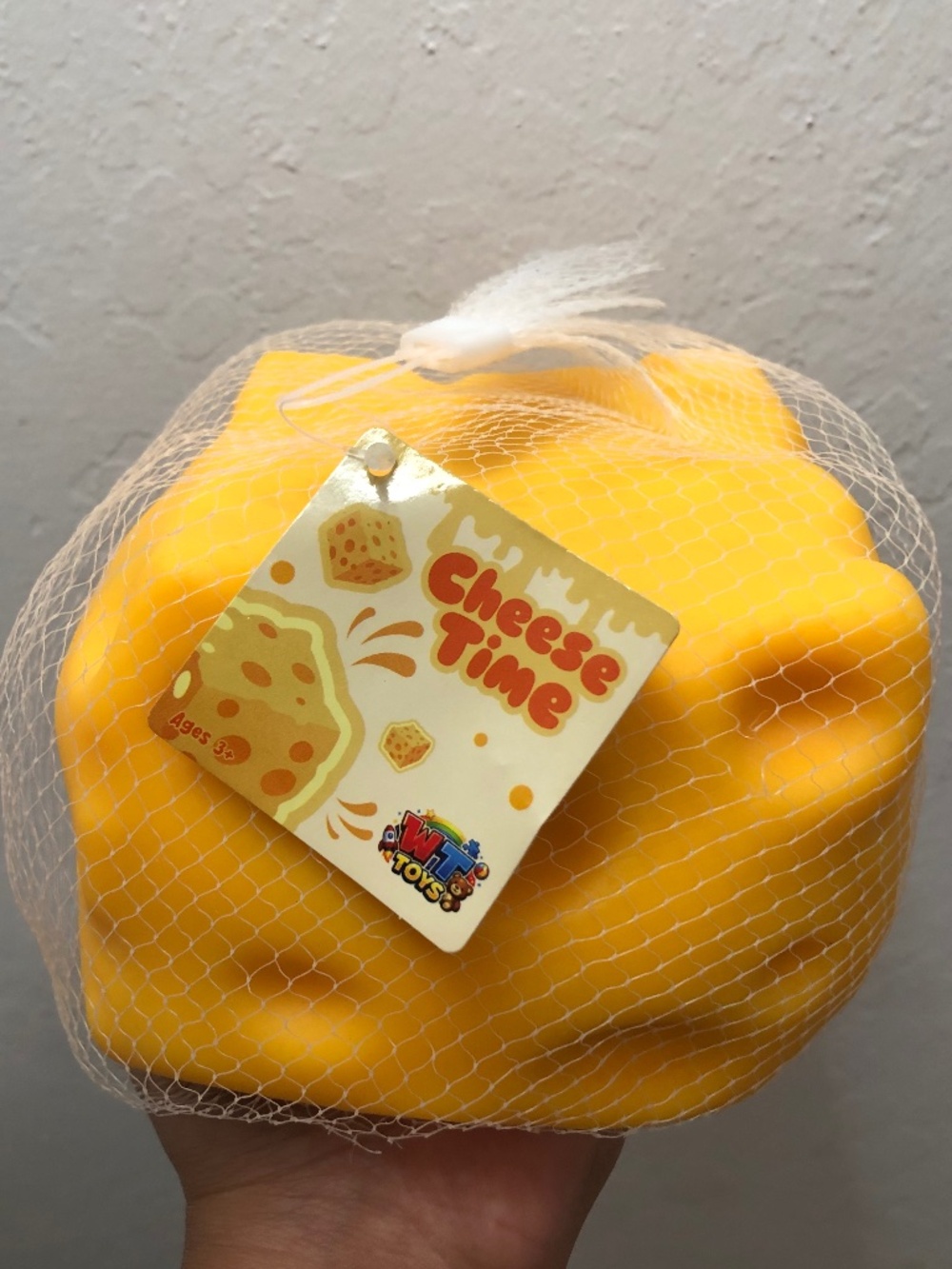WT TOYS SMUSHERS 🧀 CHEESE JUMBO SQUISHY